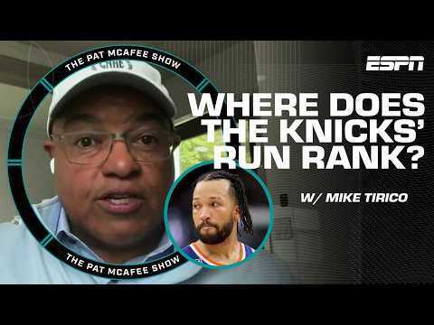 Mike Tirico RANKS the best drought-snapping runs after the Knicks Championship | The Pat McAfee Show
