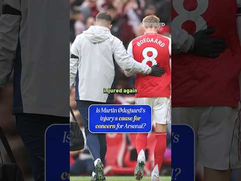 After coming off injured once again, how much of a miss will Martin Ødegaard be for Arsenal? 🤕