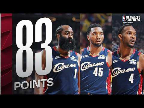 Harden, Mitchell, & Mobley 4th Trio In Cavs History To Score 25+ PTS Each | April 20, 2026