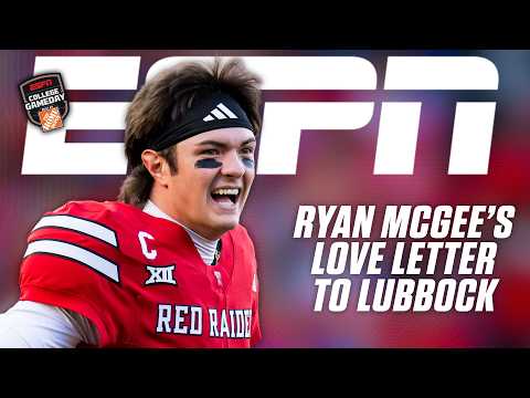 WRECK 'EM! 🤠 Ryan McGee's love letter to Lubbock, TX 👏 | College GameDay