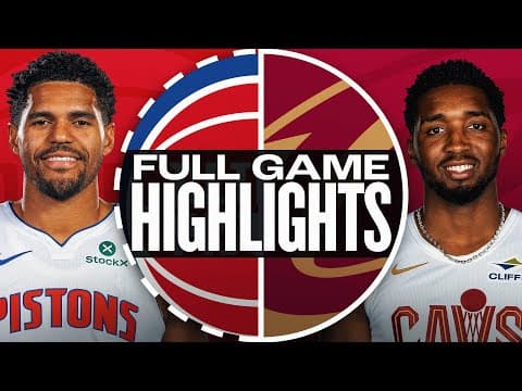 PISTONS at CAVALIERS | FULL GAME HIGHLIGHTS | October 14, 2025