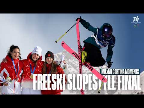 Gremaud Defends Title 🥇| Women's Freeski Slopestyle Final🎿 | Milano Cortina Moments