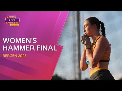 Women’s Hammer Throw Final 💪 | Bergen 2025 European Athletics U23 Championships