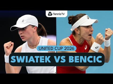 Swiatek & Bencic Battle Kicks Off Final ⚔️ | United Cup 2026 Highlights