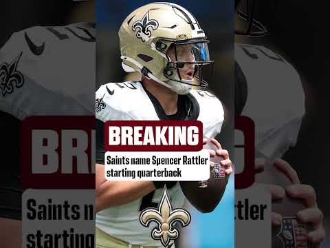 Saints HC Kellen Moore has announced Spencer Rattler as QB1 #nfl #saints #shorts