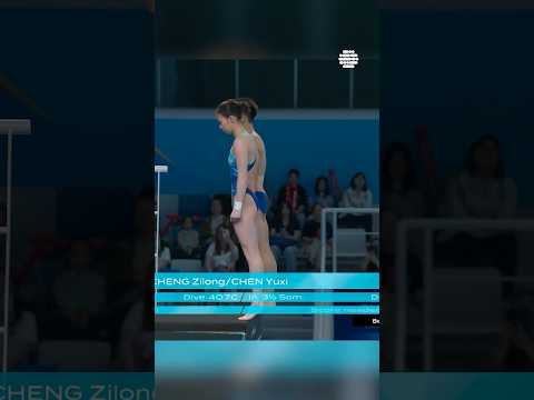 Epic 407C Dive by 🇨🇳 Cheng Zilong & Chen Yuxi | World Cup 2025 Highlights