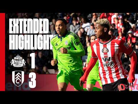 Extended Premier League Highlights | Sunderland AFC 1 - 3 Fulham F.C.