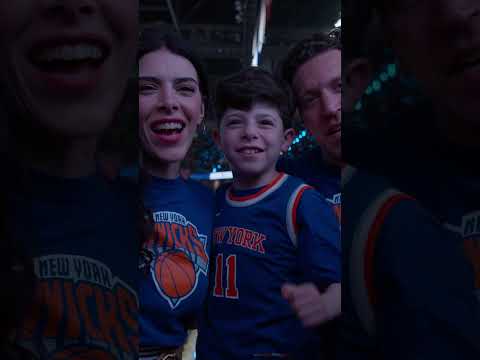 whole city behind us 🧡💙 #nba #nyknicks #nbaplayoffs #nbafinals
