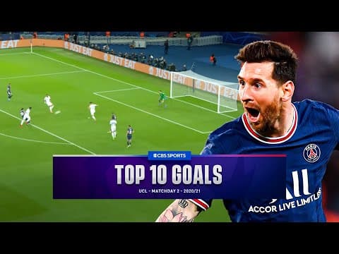 UCL Top 10 Goals of Matchday 2 - 2021/22 | CBS Sports Golazo