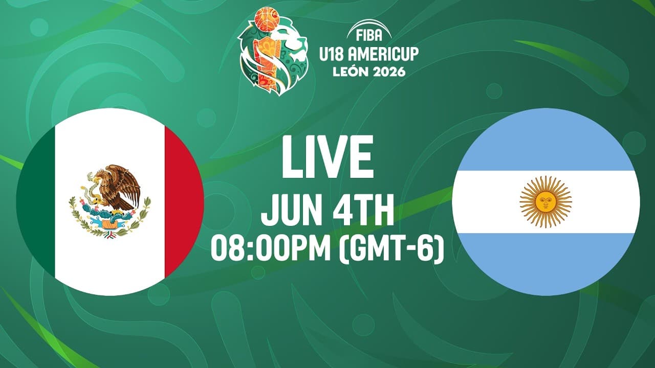 Mexico v Argentina | Full Basketball Game | FIBA U18 AmeriCup 2026