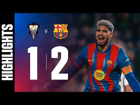 HIGHLIGHTS | ALBACETE 1 vs 2 FC BARCELONA | COPA DEL REY 25/26