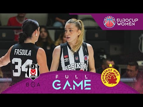 LIVE - Besiktas BOA v Athinaikos Qualco | EuroCup Women 2025-26 | Regular Season