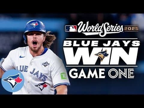 THE STORY: Blue Jays announce themselves in Game One of World Series, put up ELEVEN RUNS!
