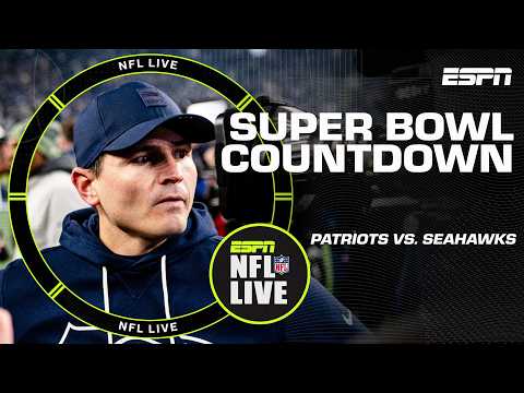 Countdown to Super Bowl LX 🏈 Getting ready for the Patriots 🆚 Seahawks matchup | NFL Live