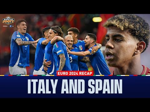Who will be the difference makers for Italy and Spain at Euro 2024?! | Morning Footy | CBS Sports