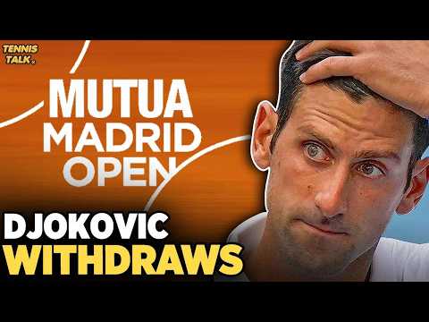 Djokovic Withdraws from Madrid 2026 | Tennis News