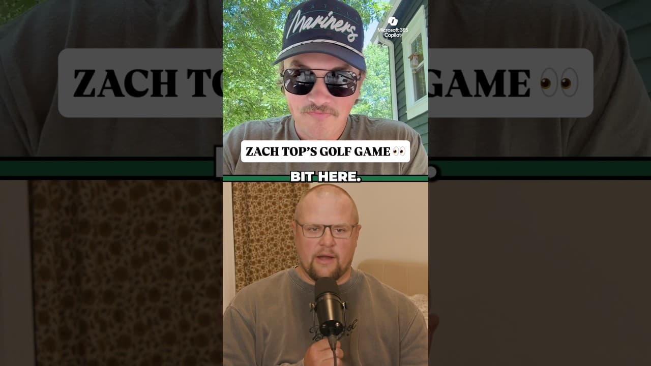 Country music star Zach Top breaks down his golf game and reveals his handicap 👀 @Microsoft.Copilot