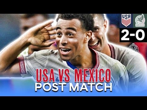 USMNT vs Mexico Nations League Clash: Expert Coach Analysis & Tactical Breakdown | Men in Blazers