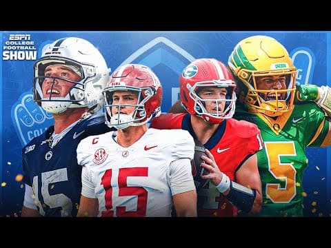 🚨REACTIONS:  Ole Miss Takes Down LSU + Georgia vs Alabama! + Oregon vs Penn State! | The CFB Show 🏈