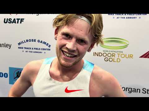 Parker Wolfe didn’t expect to make a bid for Millrose 2-mile win, has only done 1 specific workout