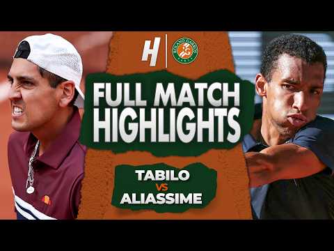 Alejandro Tabilo vs Felix Auger-Aliassime - FULL Match Highlights | Round 4 | Roland Garros 2026
