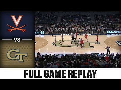 Virginia vs. Georgia Tech Game Full Game Replay | 2025-26 ACC Men's Basketball