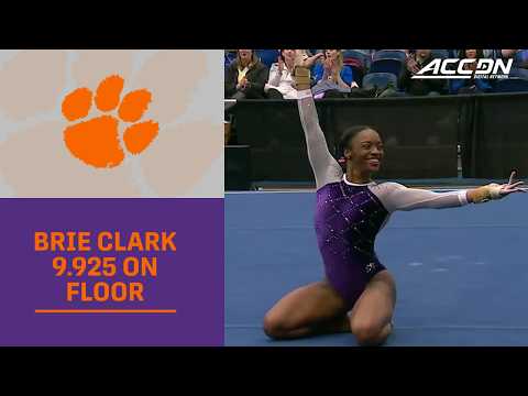 Clemson's Brie Clark Continues Her Dominance With A 9.925 On Floor
