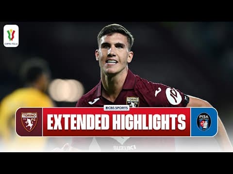 Torino vs. Pisa: Extended Highlights | Coppa Italia | CBS Sports Golazo