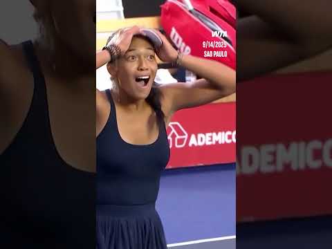 What a way to win your first title ✨ pure magic from Tiantsoa Rakotomanga Rajaonah 🤩 #WTA #tennis