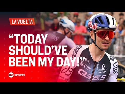 Tom Pidcock reacts to a frustrating La Vuelta Stage 11 as the race is neutralised 😡