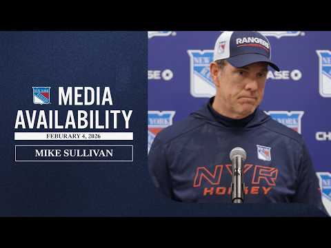 NYR Practice: Mike Sullivan Media Availability | Feb. 4, 2026