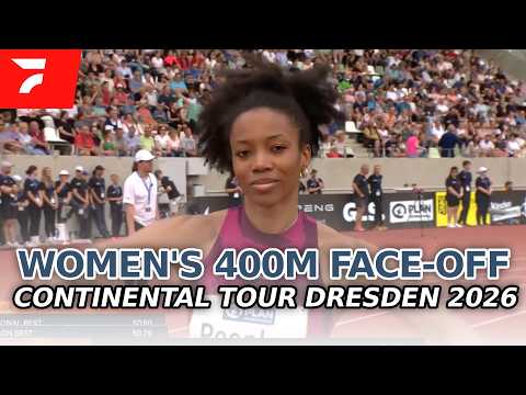 Paris Peoples Breaks 400m Meet Record in 50.93 | Continental Tour Dresden 2026