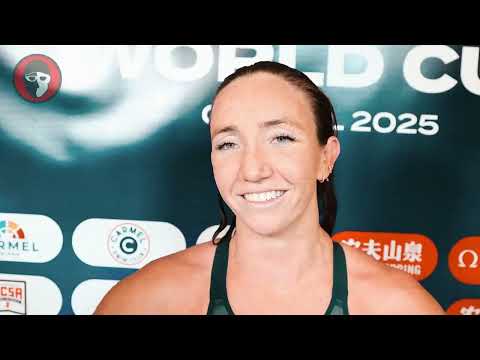 Lani Pallister After Carmel: "This weekend's the first time I've dived off the blocks since Worlds"