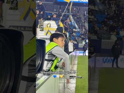 Ball Boy of the Year 🏆 #lagalaxy #mls