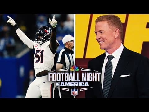 Stout Texans defense 'can get it done' vs. Chiefs' offense on SNF in Week 14 | FNIA | NFL on NBC