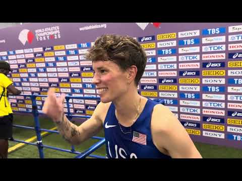 Nikki Hiltz reacts to Diribe Welteji’s suspension at 2025 Worlds