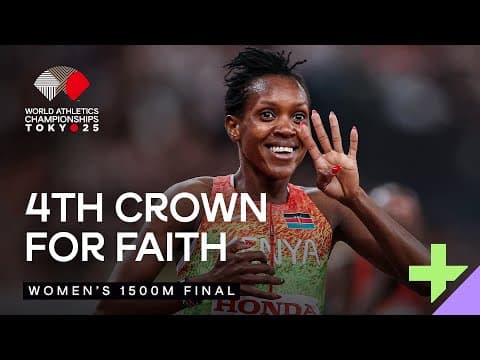 UNBEATABLE Faith Kipyegon captures historic 4th world 1500m gold | Tokyo Top Performance Day 4