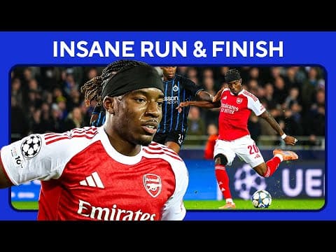 ALL ANGLES: Arsenal's Noni Madueke WONDER GOAL v Brugge | UEFA Champions League | CBS Sports Golazo