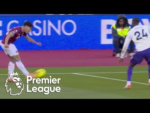 29 SECONDS! Mateus Fernandes drills West Ham ahead of Aston Villa | Premier League | NBC Sports