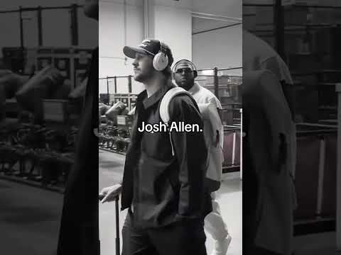 Josh Allen is in the building for MNF 🦬