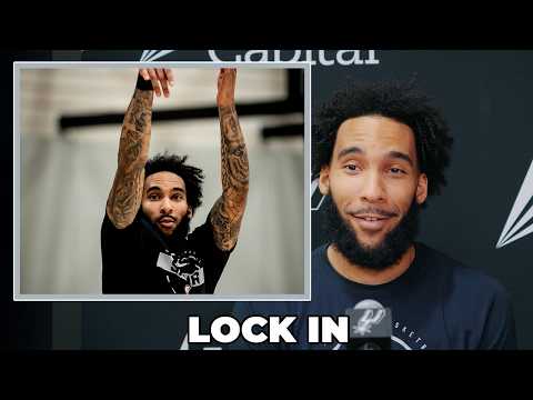 Julian Champagnie on Preparing For Game 3 in Portland on Friday