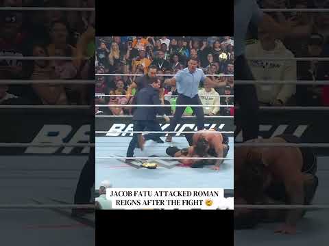 Jacob Fatu went after Roman Reigns after being defeated at WWE Backlash 👀