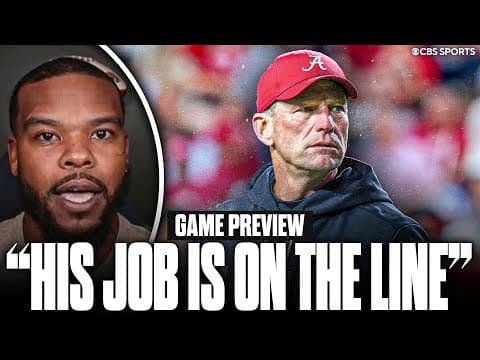 Damien Harris & A.J. McCarron break down how Alabama beats Oklahoma | Is DeBoer's job in jeopardy? 🤔