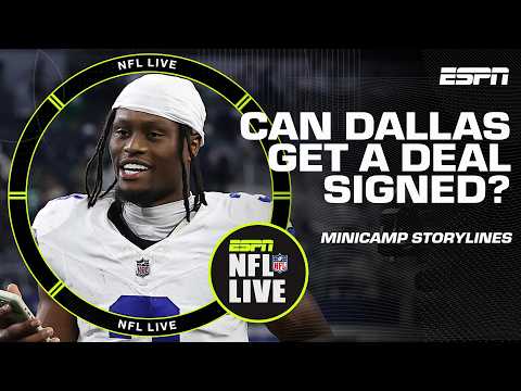 NFL minicamp storylines: George Pickens reports, can Cowboys get a deal done? | NFL Live