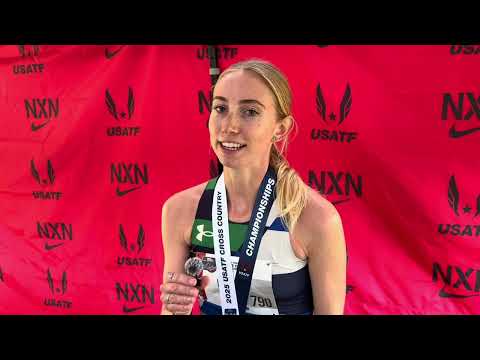 Annika Reiss after 3rd place at USATF XC Championships 