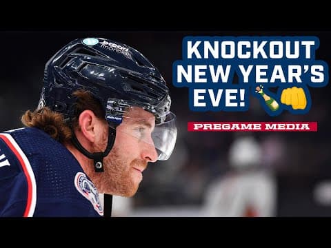 NEW YEAR'S EVE at NATIONWIDE ARENA! 🍾👊 Blue Jackets Close Out 2025 vs. the Devils! | Pregame Media