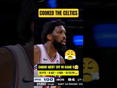 Embiid FORCES game 6 with W in Boston😤