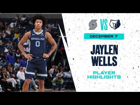 Jaylen Wells Highlights vs.  Portland Trail Blazers