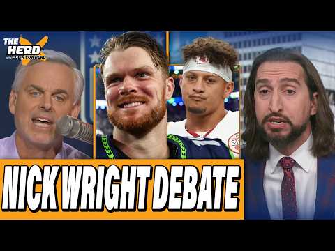 Colin Cowherd & Nick Wright DEBATE: Seahawks-Patriots, NFL predictions, trending teams | HERD