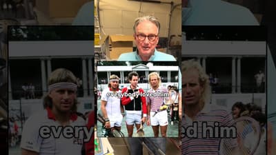 Jimmy Connors shares the story behind why he has Vitas Gerulaitis’s golf clubs in the garage #tennis